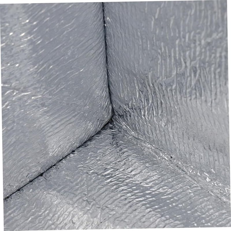 STOBAZA 2 قطعة حقيبة تبريد معزولة من القماش غير المنسوج قابلة لإعادة الاستخدام ومقاومة للتسرب للنزهات والتسوق - Image 4